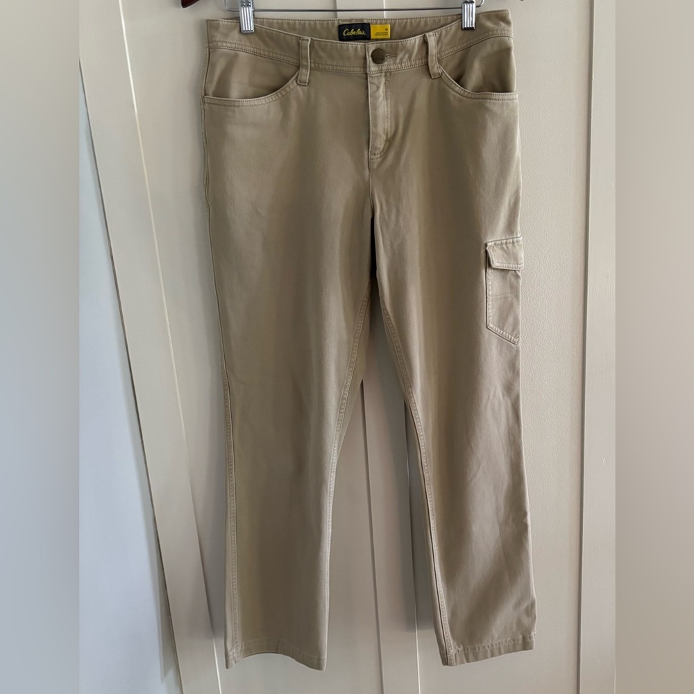 Cabela’s Women’s Khaki Denim Cargo Pants
